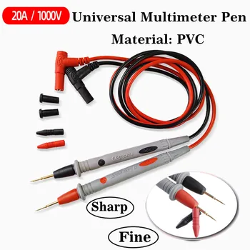 Skaitmeninis Universalus Multimetras Bandymo Pen Papildomų taškų Plieno Adata Bandymo Pen Linija 1000V 20A PVC Medžiagos Multimetras Priedai