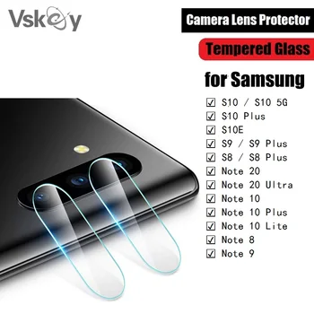 10VNT Galinio vaizdo Kameros Objektyvo apsaugos Samsung Galaxy S10 5G S8 S9 Plus 20 Pastaba Ultra 10 Note9 8 Grūdintas Stiklas, Apsauginė Plėvelė