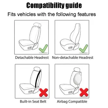 AIMAAO Du (vienas gabalas) automobilių sėdynių užvalkalai užsakymą išspausdinti universal priekiniai apsaugų priedai pagalvėlių rinkinys