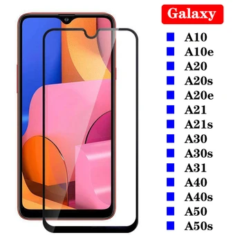 Grūdintas Stiklas Galaxy A20s A21s A30s A40s A50s Screenprotector Samsung A10 A10e A20 A20e A21 A30 A31 A40 A50 apsauginės plėvelės