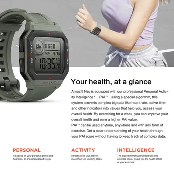 Sandėlyje 2020 Amazfit Neo Smart Watch 