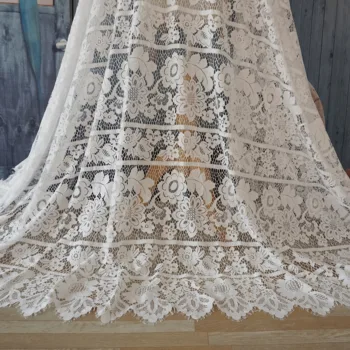 2020 m. rugpjūčio Vėliau kaip naujas atvykimo raišteliais, Aukščiausios kokybės balta vestuvinė suknelė nėriniai, motina nuotakos suknelės nėrinių medžiagos laido nėriniai