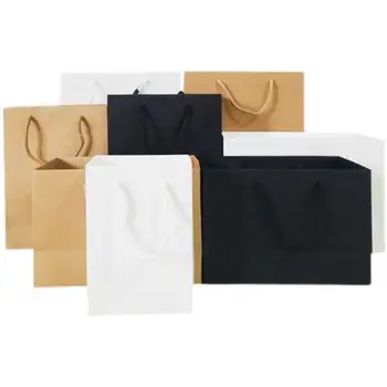 Custom sutirštės, popierinis maišelis vietoje dovana drabužių pirkinių krepšys užsakymą tuščią spausdinimo logotipas nešiojamų kraft paper bag užsakymą