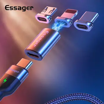 C tipo Micro USB Kabelis Konvertuoti Plug Magnetinio Kabelio Adapteris Magnetinis Įkroviklis Kabelio Jungtis, Mobiliojo Telefono Įkrovimo Skaičiuoklė