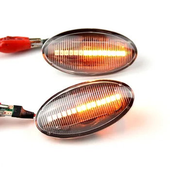 LED Dinaminis Šoniniai Gabaritiniai Posūkio Signalo Lemputė Eilės Indikatorių Rodiklis Suzuki Swift Jimmy Vitara SX4 Alto 