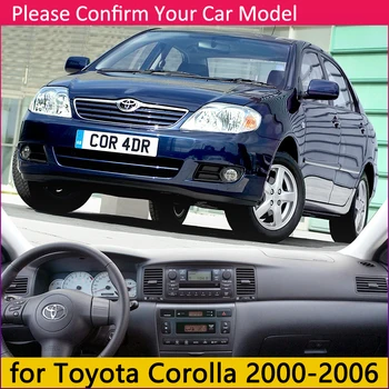 Toyota Corolla E120 E130 2000-2006 M. Neslystantis Prietaisų Skydelio Kilimėlis Padengti Žaliojo Trinkelėmis Skėtį Nuo Saulės Priedai