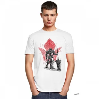 Naujovė Vyrų Gundam Barbatos Raudonoji Rex marškinėliai trumpomis Rankovėmis Apvalios Kaklo Medvilnės Marškinėlius Grafinis Tee Marškinėliai Loose Fit Drabužiai