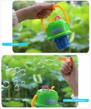 Anti-išsiliejimo burbulas kibirą nėra vandens kūrybos ir patogus vaikams pučia burbulą žaislai, žaislai vasarą
