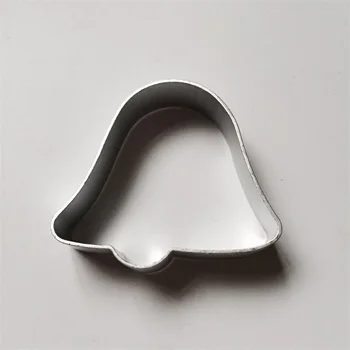 1pc Kalėdų Varpas Formos Aliuminio Lydinio Slapukas Pelėsių Metalo Sausainių Cutter Formos Tortas