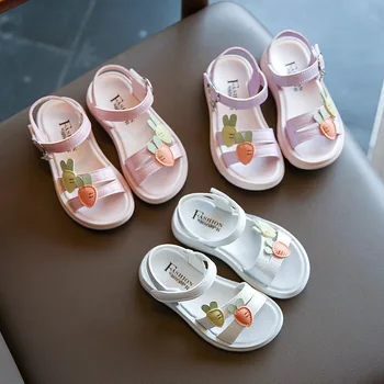 2021 m. Vasarą Naujas Soft-soled Vaikų Mados Princesė Sandalai Kūdikių neslidus Vaikų Paplūdimio Sandalai Mergaitėms Atsitiktinis Sandalai