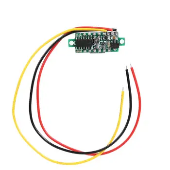 DC 0-100V Trijų laidų Mini Digital Voltmeter voltmetras Indikatorius LED Ekranas su Atvirkštinio Poliškumo Skaitmeninis Įtampos Testeris