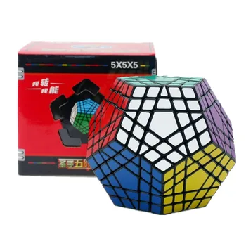 Originalus ShengShou Megaminxeds 5x5x5 Magija Dodecahedron Kubo Gigaminxeds 5x5 Greičio Įspūdį Kalėdų Dovanų Idėjos Žaislai Vaikams