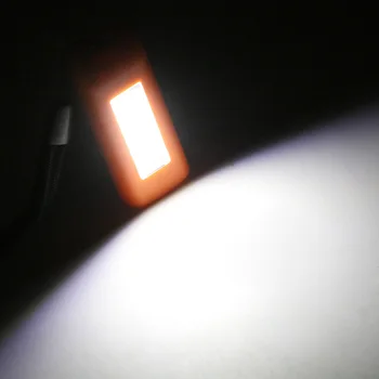 Karšto 3 Režimas USB Įkrovimo Mini Darbo Šviesos COB LED Lempos Keychain Avarinės Šviesos Lemputės Skaitymui Kempingas MVI-ing