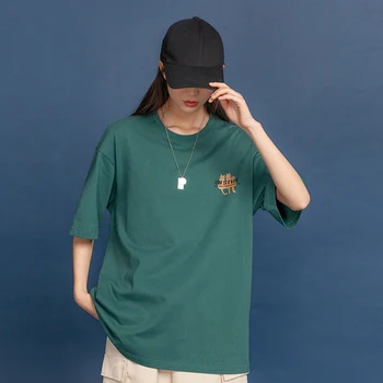 Vieno Eismo T-shirt Moterų 2021 Negabaritinių Katė Spausdinti Hip-Hop Harajuku Marškinėlius Japonijos Streetwear Viršūnes Mielas Marškinėliai Moterims
