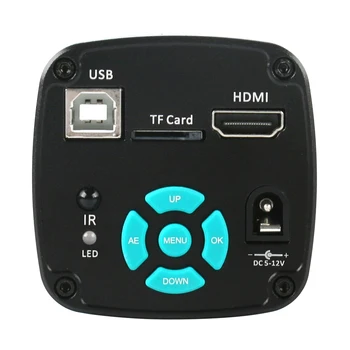 48MP 1080P HD HDMI 1080P USB Pramonės Skaitmeninio Mikroskopo Vaizdo Kamera +Stovo +130X-C Mount Objektyvas, Skirtas PCB Litavimo