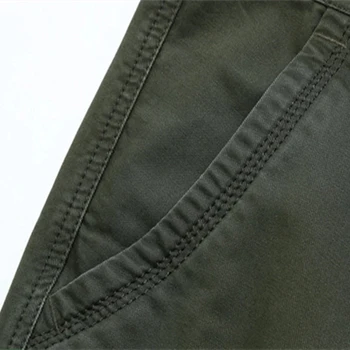 Taktinis Krovinių Kelnės Vyrams Pavasarį Multi-kišenės, Baggy Pants Karinės Atsitiktinis Kelnės Rudenį Armijos Medvilnės Kelnės Poilsiu Plsu Dydis 44