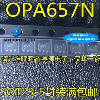 5vnt OPA657N OPA657N/250 OPA657NB/250 SilkscreenA57 SOT23-5 sandėlyje nauji ir originalūs