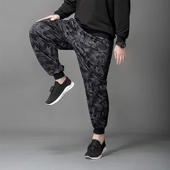 Vasaros Kelnės Sweatpants Vyrų Negabaritinių Kamufliažinės Kelnės Atsitiktinis Ruožas Kelnės, vyriški Įrankiai Hip-Hop Haremo Kelnės Streetwear