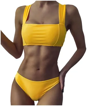 Moterų Plaukimo Kostiumas 2021 Moterų Kietas Seksualus Push Up High Cut Nėrinių Apynasrio Bikini Nustatyti Dviejų dalių maudymosi kostiumėlį, maudymosi kostiumą, moterims