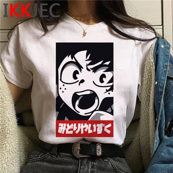 Mano Herojus akademinės bendruomenės Marškinėliai Moterims Kawaii Animacinių filmų Himiko Toga Grafinis Tees Juokingas Anime Boku No Herojus akademinės bendruomenės, T-marškinėliai, Unisex Moteris