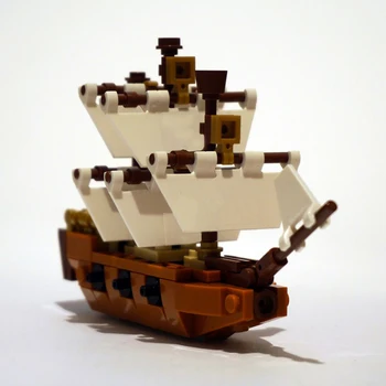 Vietoje naujos akcijų SS-12949 Mažai laive Piratų laivu Karališkasis karo laivas Kūrybos Idealus statyba blokai, plytos žaislas vaikams, dovana