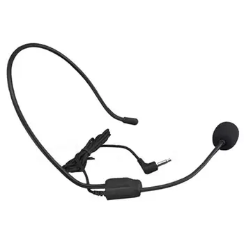 UHF 3.5 MM Laidinis Mikrofonas laisvų Rankų įranga Konferencijos Vadovas Kalba Garsiakalbio Stiprintuvo Microfone Nešiojamų Galvos montuojamas Mic Mokytojams
