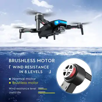 Eachine & LSRC LS38 Drone Profesional HD 6K Mini Kameros RC Quadcopter Su 5G WIFI GPS Brushless Variklio Sraigtasparnis 4CH Dron
