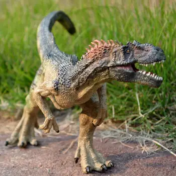 Modeliavimo Statinio Dinozaurų Modelis Plastiko Kilnojamojo Žandikaulio Modelio Ornamentu Gyvūnų Dinozaurų Žaislas Dinozaurai Modelis Allosaurus Rinkti K2C9