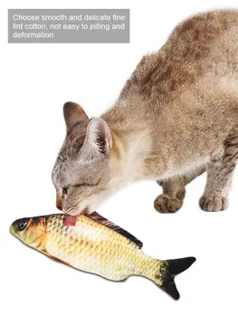 Elektros Sūpynės Mobiliojo Kačių, Žuvų USB Interaktyvus Pet Žaislas Pliušinis Katžolių Žuvys Šokinėja Juda Floppy Žuvų Katė Žaislas Naujas Interaktyvus 2020 m.
