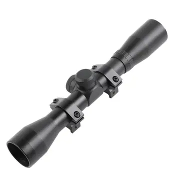 BU 4X32 optinį taikiklį Oro Šautuvas, Optika Snaiperis Sritį Kompaktiškas Riflescopes medžioklės monokliai su 20mm/11mm Geležinkelių stovai Nemokamas pristatymas