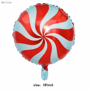 1 Vnt Raudona vėjo malūnas Saldainiai Aliuminio Plėvelę, Balionu, oro balionai globos шарики gimtadienio ballon gel balony balionu, helio dujų balionų