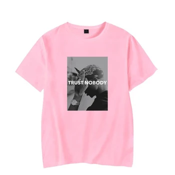 Tupac 2Pac Pasitikėjimą Niekas marškinėliai Vasaros Atsitiktinis Marškinėlius Camiseta Tee Moterims Vyrai trumpomis Rankovėmis T Shirts Tupac Viršūnes Streetwear T-shirt