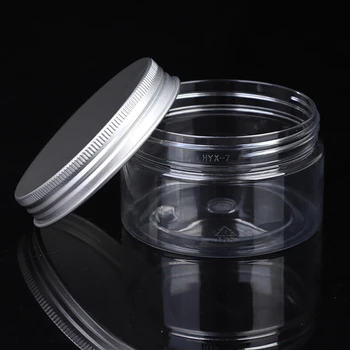 100ML Lūpų Balzamas Konteineriai Tušti Plastikiniai Kosmetikos Makiažas Jar Puodą Skaidrus Mėginio Buteliai Eyeshadow Kremas