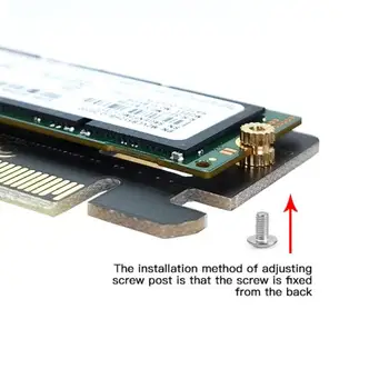 M. 2 NVMe SSD NGFF, Kad PCIE X4 Adapteris Klavišą M Sąsaja Kortelės Palaikymas PCI-e, PCI Express 3.0 X4 2230-2280 Dydis M. 2 M2 Pcie Adapteris