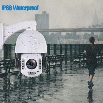 KIMPOK Lauko IP Kamera 5MP PoE Vandeniui Infraraudonųjų spindulių Naktinio Matymo SONY IMX 335 20X ZOOM Kulka Namų Vaizdo Stebėjimo Kameros