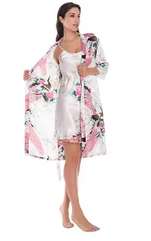 Madingų Moterų Vasara Mini Kimono Skraiste Lady Viskozė Vonia Suknelė Yukata Pižamą Sleepwear Sleepshirts Pijama Mujer Dydis M-XL