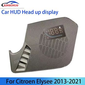 Už Citroen Elysee 2013-2021 HUD Head Up Display Multi-Funkcinis Specialių Automobilių Specialios paskirties greičio viršijimo Įspėjimo Apsaugos Signalizacijos