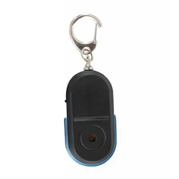Švilpukas Finder Key Finder Abs+Metalas Led Glare Žėrintis Kūrybos Mažų Dovanų Balsu Kontroliuojamos Keychain 1 Vnt