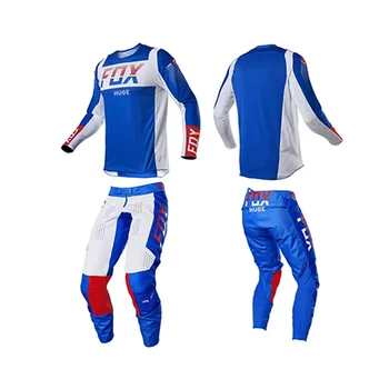 NAUJAS 2021 Motocross Pavara Nustatyti Mx Jersey Kelnės Motociklų Aprangos Mtb Carracing Kostiumas Off Road Įranga Lenktynių Kostiumas Enduro