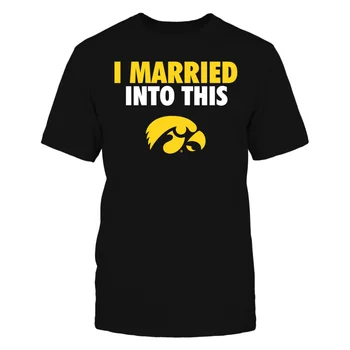 Iowa Hawkeyes - aš Vedęs Į Šį - T-Shirt - Oficialiai Licencijuotas Drabužius, O-Kaklo Medvilnės t-shirt Spausdinti Broadcloth