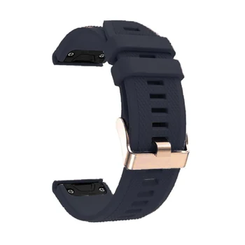 26 20 22mm Rose aukso sagtis Silikono Watchband Garmin Fenix 6X 6 6S Pro 5X 5 5S Plius 3 3HR Lengvai Tilptų Greito Atleidimo Wriststrap
