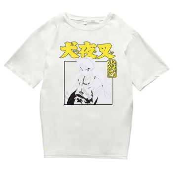Vyrų Marškinėliai Japonų Anime Inuyasha Spausdinti Sesshomaru Vasaros Kawaii Viršūnes Moterų Hanako Kun Spausdinti Drabužiai