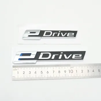 EDrive Automobilio Pusės Sparno Lipdukas Galiniai Laišką Ženklelis Emblema Kamieno Logotipas, Skirtas BMW 7 X1 X3 X5 X6 x7 i8 i3 e Ratai
