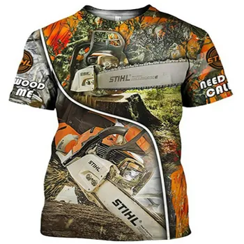 Žvejybos vyrų ir moterų 3D spausdinimo T-shirt mados O-kaklo trumparankoviai marškinėliai juokinga tee vasaros naują stilių