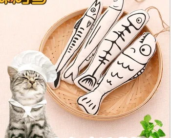 Usd 1.1/pc garso popieriaus katžolių naminių kačių kačiukas žaisti žaislai katė kibinimas užpildas žuvų 30pcs/daug