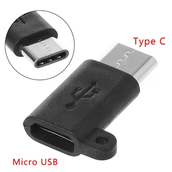 2021 Naujas USB 3.1 C Tipo Male Micro USB 2.0 Type B Moteris Duomenų Įkrovimo Adapteris Keitiklis