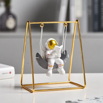Modernaus Stiliaus Astronautas Statulos Kūrybos Skulptūros Miniatiūrinės Figūrėlės Amatų Biuro, Namų Dekoravimo Reikmenys Velykų Dovana