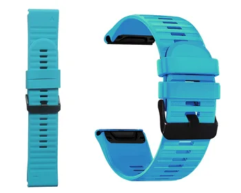 Smart Watch Band Dirželiai Garmin Fenix 6X 5X Pro Plus GPS Smart Žiūrėti Greitas Spaudai Silikono Dirželis Garmin Enduro Apyrankė
