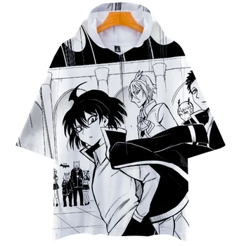 Mairimashita! Iruma-kun Anime 3D Atspausdintas Gobtuvu marškinėliai Moterims/Vyrams Vasaros trumpomis Rankovėmis Marškinėlius Karšto Pardavimo Drabužių Streetwear