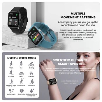 CZJW 2021 Naujas Smart Žiūrėti Y20 realiu laiku širdies ritmo fitness tracker mutis žiūrėti veido sporto smartwatch vyras moteris vandeniui P8 plius